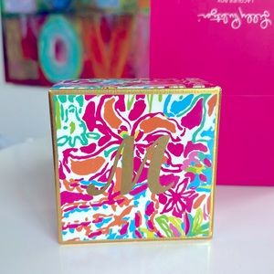 Lilly Pulitzer Small Spot Ya Lacquer Box “M” New in Box